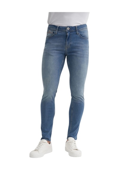 Cazador Harden Skinny Fit Denim Pantolon Düşük Bel Dar Paça Mavi