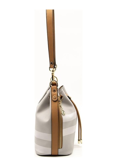 Silver Polo Sp1137 Kadın Omuz Çantası Ekose A.gri-a.taba