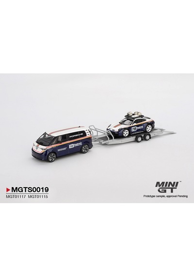 1:64 Ölçek Mini Gt Porsche 911 Dakar 718 Volkswagen Id Buzz Porsche Diecast Metal Minyatür Model Araba 5cm