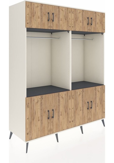 Kronos Gardrop 10 Raflı 8 Kapaklı 2 Askılı 176x59x221 Aytaşı-çam/antrasit Çam/antrasit Kronos Gardrop 10 Raflı 8 Kapaklı 2 Askılı 176x59x221 Aytaşı-çam/antrasit Çam/antrasit