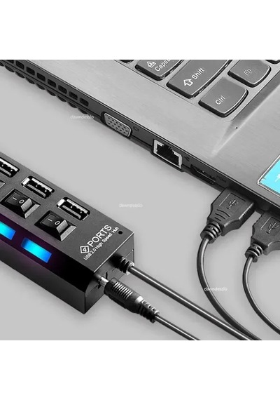 Usb Hub 3.0 Hub Usb Splitter 4/7 Bağlantı Noktaları Çoklu Usbhubs 2.0 Güç 4ports Usb3.0