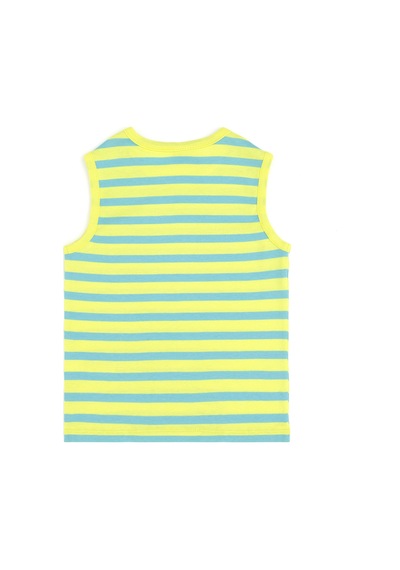 U.S. Polo Assn. Kız Çocuk Fıstık Yeşili Bisiklet Yaka Kolsuz Tişört 50288431-VR087