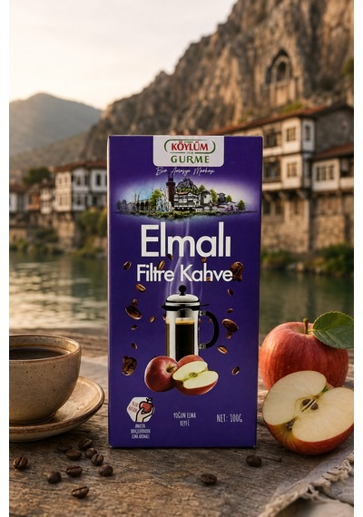 Köylüm Gurme Elmalı Filtre Kahve 100 Gr Öğütülmüş