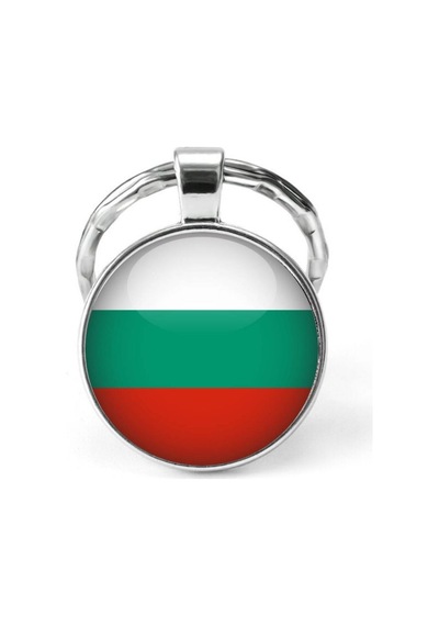 Tamgacrafts Bulgaristan Bulgaria Bayrağı Metal Anahtarlık Ülke Temalı Hediyelik Çok Renkli