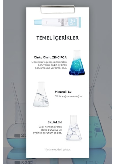 Missha A'PIEU Cicative Zinc Sun Cream SPF50+/PA++++ Çinko İçerikli Mineral Güneş Koruyucu SPF50+/PA++++ 40 G