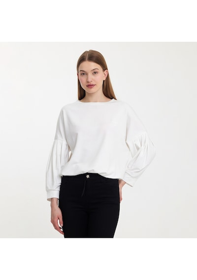 Twobull NAIROBI Kadın  Taş Sweatshirt