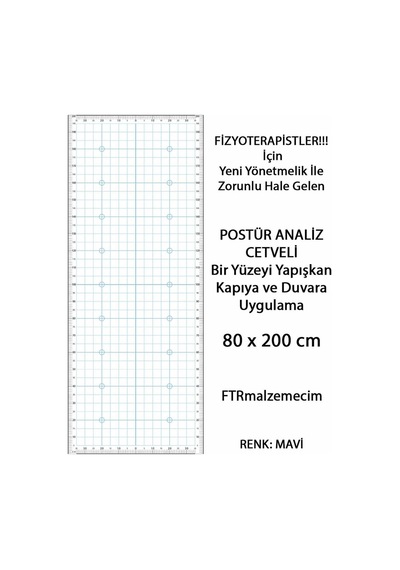 Postür Analiz Cetveli Mavi