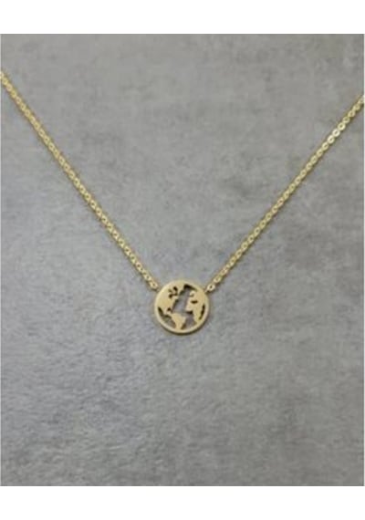 925 Ayar Gümüş Kadın Dünya Kolye 487854959