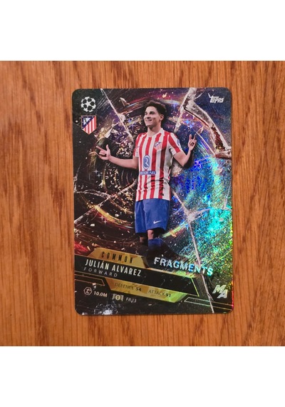 Topps Madness 2026 Julian Alvarez Fragments Oyun Kartı