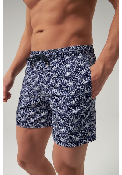 D's Damat Twn Regular Fit Lacivert Baskılı Şort Mayo 8ec62ap03100d