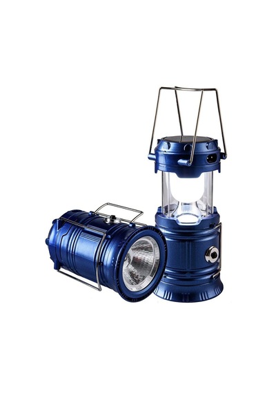 Solar Güneş Enerjili Şarjlı Led Kamp Feneri Lamba Usb Bronz