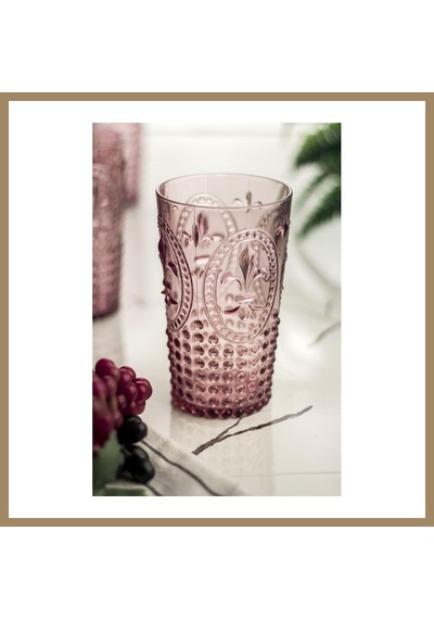 Bezos Akrilik Mürdüm Tekli Uzun Bardak & Su Meşrubat Bardağı 750 Ml Büyük Boy & Cam Değildir 22