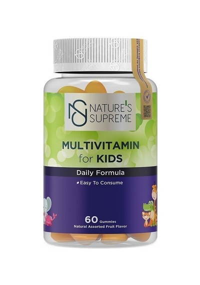 Natures Supreme Gummies Multivitamin For Kids 60 Çiğnenebilir For