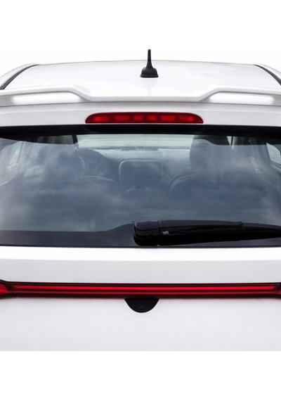 2020+ Hyundai I20 Yarasa Spoiler Plastik Beyaz Boyalı Sportif Tasarım Birebir Uyum