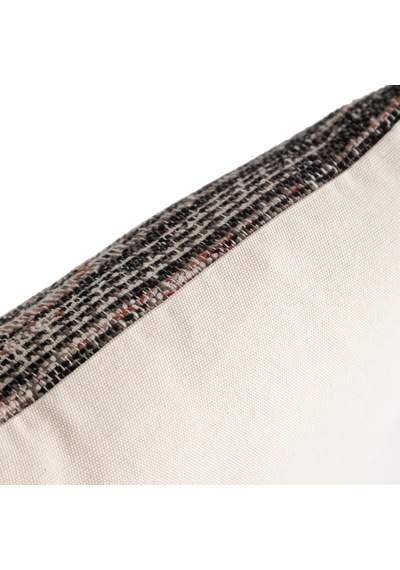 Mudo Home Elara Çizgili Kırlent Siyah 35x55 Diğer