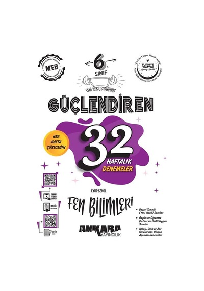 6. Sınıf Fen Bilimleri Deneme 32 Haftalık Kazanım İadesiz