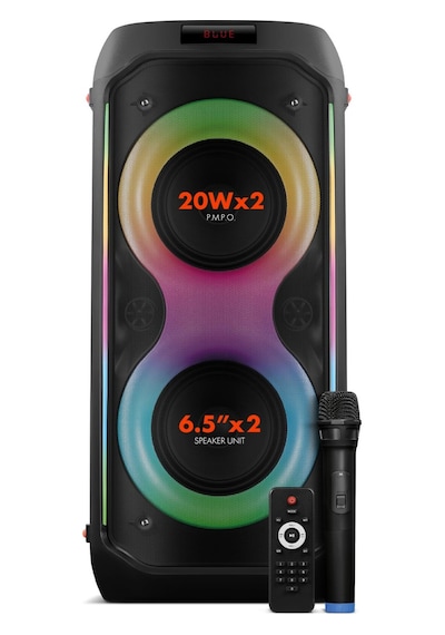 Powerway Duo Xl 20x2 Mikrofonlu Taşınabilir Bluetooth Hoparlör