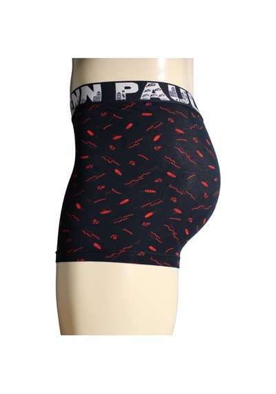 Kenn Paul Erkek Desenli Pamuklu Lüks Boxer Yumuşak Kumaş Rahat Boxer Çok Renkli