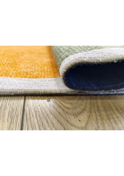 Çam Halı Siesta Kids 32-581 Modern Desenli Dokuma Tabanlı Yıkanabilir Şönil Çocuk Odası Halısı Multi