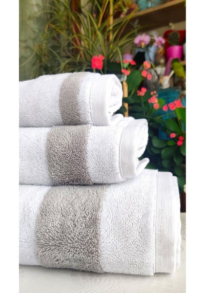 3.lü Lüks Banyo Set Hediyelik, Çeyizlik, Özel Üretim Çift Yön-renk Banyo, Baş, El Havlu Set Çok Renkli