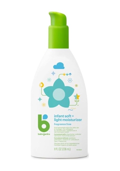 Babyganics Infant Soft Hafif Nemlendirici Kokusuz 236ml