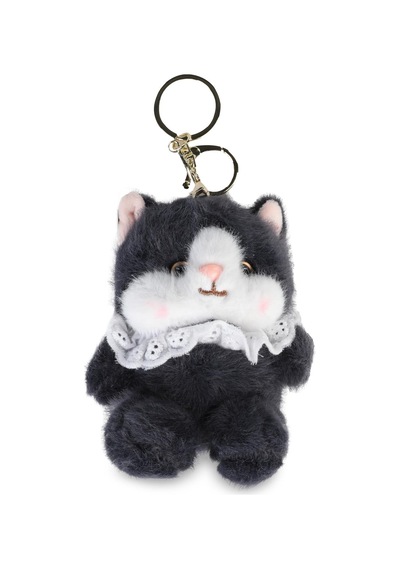 Can Oyuncak Peluş Anahtarlık Kedi - Lacivert