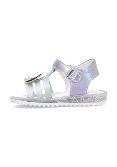 Elit Şa-b-034-25y Bebe Kız Çocuk Düz Sandalet Yeşil Yeşil