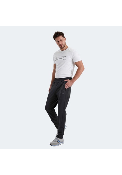 Slazenger RAIL Erkek Cepli Dar Paça Siyah Eşofman Altı