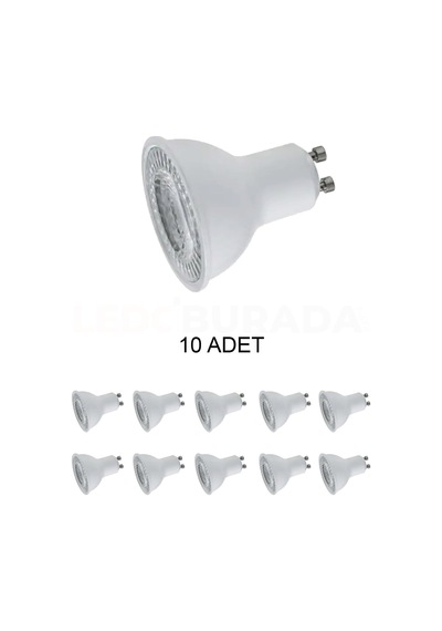 Ct-4215 Led Ampul Gu10 Duy Günışığı Sarı 8w - 10'lu Paket, Lbpkt-10-ct-4215g Diğer