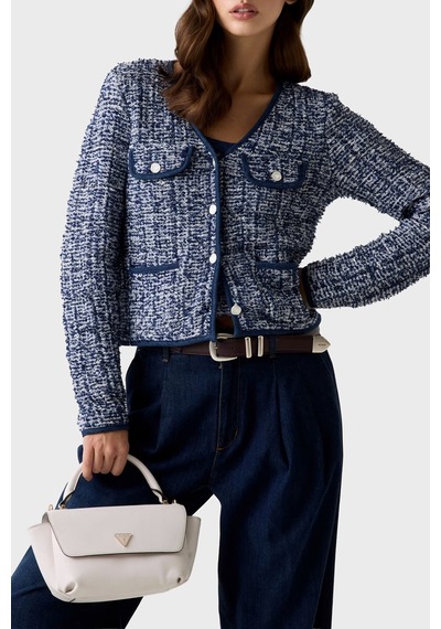 Guess Gilda Logolu Çıkarılabilir Askılı Çanta Hwzg9747200 Bayan Çanta Hwzg97 47200 Off Ekru