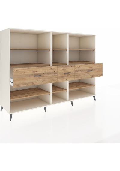 Kronos Dolap 9 Raflı 3 Çekmeceli 220x59x163 Aytaşı-çam Atlas Çam - Aytası Kronos Dolap 9 Raflı 3 Çekmeceli 220x59x163 Aytaşı-çam Atlas Çam - Aytası