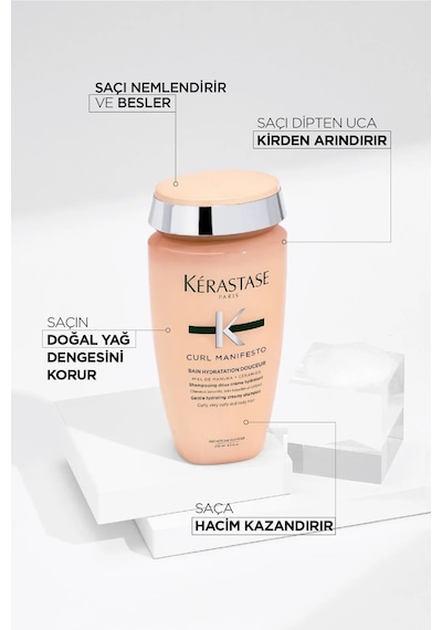 Naturel Curl Manifesto Dalgalı Saçlar İçin Şampuan 250ml Evakuafor222276