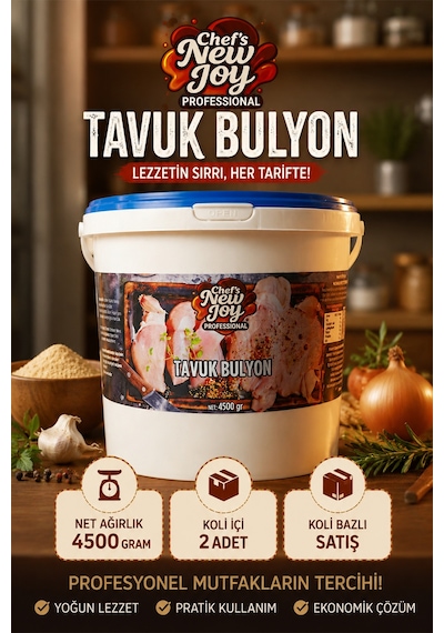 Tavuk Bulyon 4500 G X 2 Adet - 1 Koli Koli Bazlı Avantaj Paketi