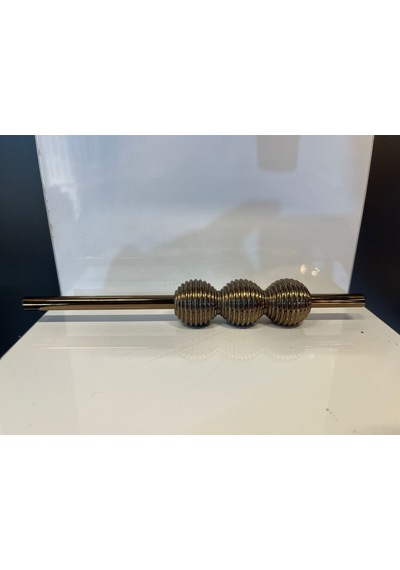 Petra Çizgili Metal Kulp 32mm Bronz Dolap Kapak Tv Ünite Modern Çekmece Mobilya Kulbu Komidin Bronz
