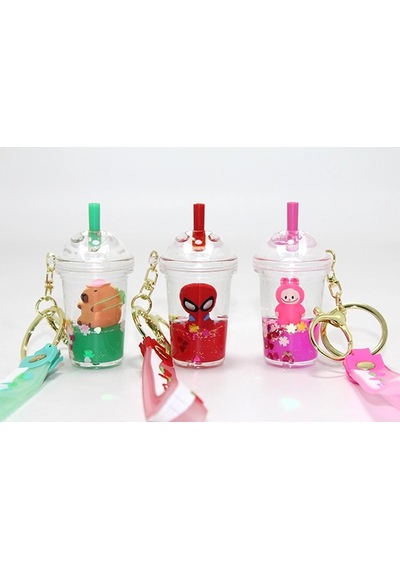 Sulu Silikon Anahtarlık Spiderman, Labubu,kapibara Alk5282 Altın