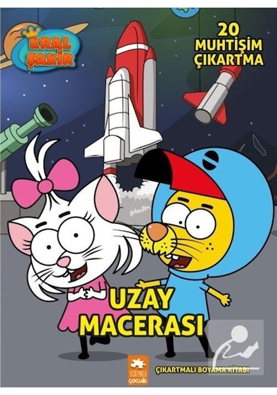 Uzay Macerası / Çıkartmalı Boyama Kitabı / Kolektif