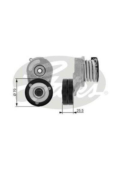 Gates T38432 Alternator Gergı Rulmanı Astra G H Combo Corsa C Merıva 1,7cdtı 1,7dtı 16v 00