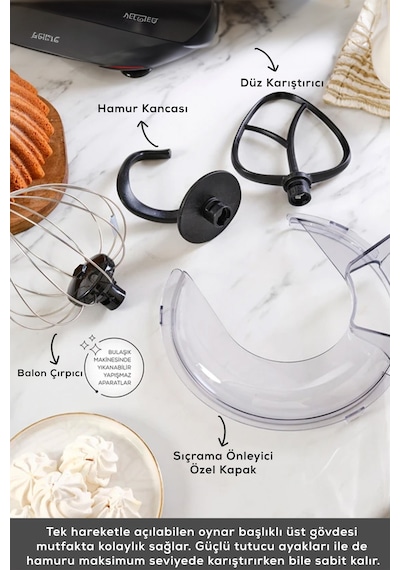 Emsan Maestrochef Stella 1500 W Hamur Yoğurma Makinesi