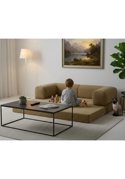 Herev 200x200 Cm 50 Dns Modüler Köşe Koltuk Fitilli Kadife Kumaş, Yatak Olabilen, Modern Tasarım Şark Köşe Bej Herev 200x200 Cm 50 Dns Modüler Köşe Koltuk Fitilli Kadife Kumaş, Yatak Olabilen, Modern Tasarım Şark Köşe Bej