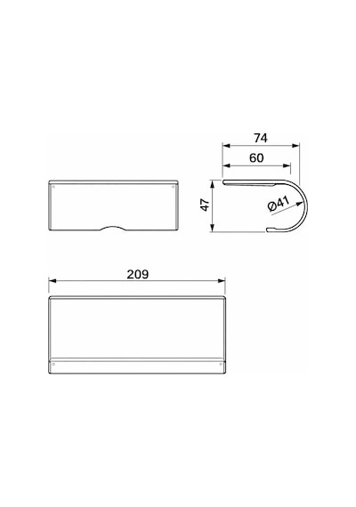 Ideal Standard T25, T50 Ve T100 İçin Raf-krom Krom