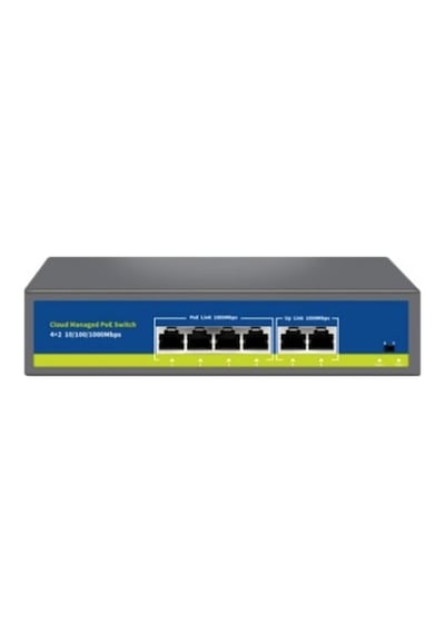 Nova Nvc-s21-4gp2g 4 Port 2 Uplink Full Gigabit Cloud Poe Switch