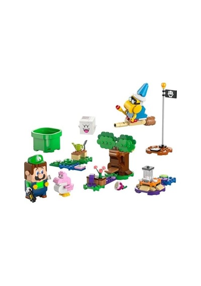 Super Mario İnteraktif Luigi İle Maceralar 71440-6 Yaş Ve Üzeri Çocuklar İçin Koleksiyonluk Yaratıcı Nintendo Oyuncak Yapım Seti 210 Parça