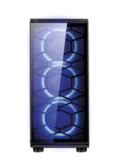 Omyvera 192-6 4x Blue Fan Usb 2.0 250w 300w Matx Gaming Bilgisayar Kasası