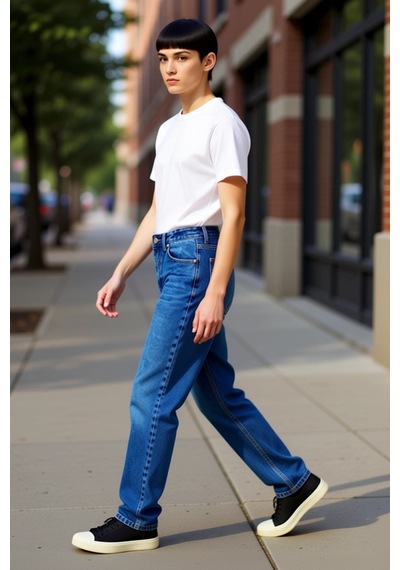 Ersefa Erkek Relaxed Fit Açık Denim Pantolon Fonksiyonel Dayanıklı Kalit Mavi