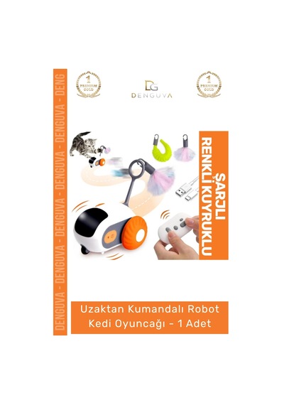 Kedioyuncağı Şarjlı Hareketli İnteraktif Eğlenceli Kedi Oyun Uzaktan Kumandalı Robot Kedi Oyuncağı