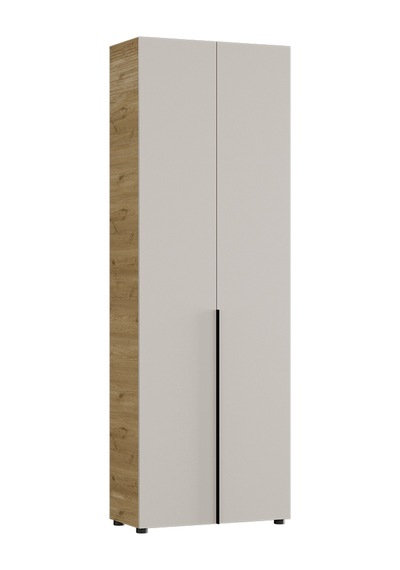 Porto 10 Bölmeli Vestiyer - Florida Meşe/vizon 72x210x34 Cm