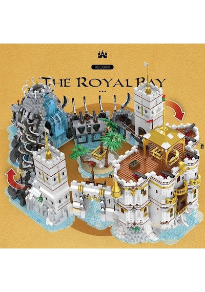 Reobrix 66013 Kraliyet Körfezi Yaratıcı Yapı Blok Seti Building Blocks The Royal Bay - 4168 Parça Reobrix 66013 Kraliyet Körfezi Yaratıcı Yapı Blok Seti Building Blocks The Royal Bay - 4168 Parça