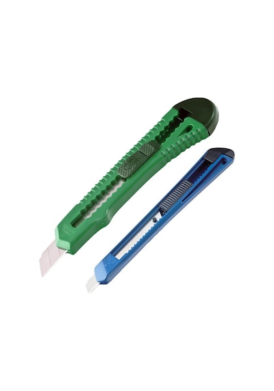 Mas 578 Geniş-dar Maket Bıçağı Seti 18mm-9mm Bilister