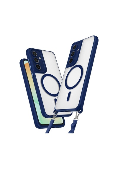 Samsung Galaxy S23 Fe Kılıf Enka Magsafe Silikon Kılıf - Lacivert