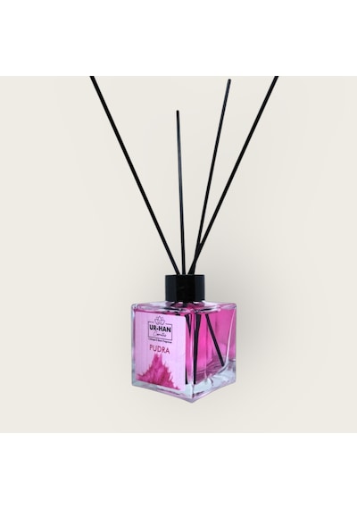 Pudra Bambu Çubuklu Oda Kokusu 100 Ml Cam Şişe